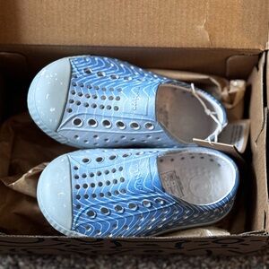 Native Kids' Slip-On Shoes - Blue Wave